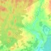 Топографическая карта Поздино, высота, рельеф