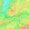 Топографическая карта Waldshut, высота, рельеф