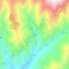 Топографическая карта 柏枝岩, высота, рельеф