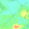 Топографическая карта Алёхино, высота, рельеф