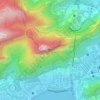 Топографическая карта Corcovado, высота, рельеф