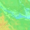 Топографическая карта Трофанково, высота, рельеф