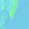 Топографическая карта Savannah Beach, высота, рельеф