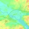 Топографическая карта Узуниха, высота, рельеф