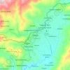 Топографическая карта Ranau, высота, рельеф