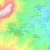 Топографическая карта Урала, высота, рельеф
