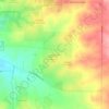 Топографическая карта Bayou Hills, высота, рельеф