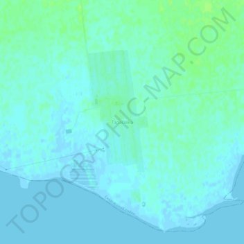 Топографическая карта Тарасовка, высота, рельеф