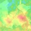 Топографическая карта Стрелки, высота, рельеф