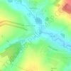 Топографическая карта Салкын чишма, высота, рельеф