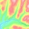 Топографическая карта пещера Дальняя (Указана неправильно), высота, рельеф