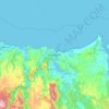 Топографическая карта Devonport, высота, рельеф