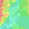 Топографическая карта Яйва, высота, рельеф