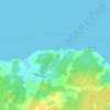 Топографическая карта Seagrove, высота, рельеф