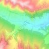 Топографическая карта Дегва, высота, рельеф