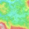 Топографическая карта Pale, высота, рельеф