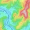 Топографическая карта Kahle, высота, рельеф