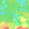 Топографическая карта Soszyca, высота, рельеф