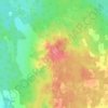 Топографическая карта Пога, высота, рельеф