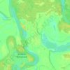 Топографическая карта Усть-Чарыш, высота, рельеф