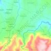 Топографическая карта Pujut, высота, рельеф