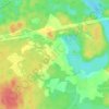 Топографическая карта Середея, высота, рельеф