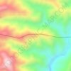 Топографическая карта 王屋山, высота, рельеф