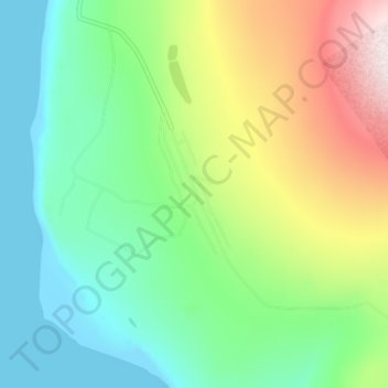 Топографическая карта Валькумей, высота, рельеф