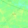 Топографическая карта Вишневое, высота, рельеф