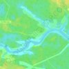 Топографическая карта Сойволовская, высота, рельеф