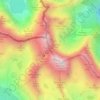 Топографическая карта sedlo Váha, высота, рельеф