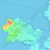 Топографическая карта Holyhead, высота, рельеф