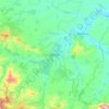 Топографическая карта Монтана, высота, рельеф