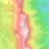 Топографическая карта Roche Rousse, высота, рельеф