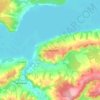 Топографическая карта Ильинский, высота, рельеф