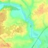 Топографическая карта Нагорское, высота, рельеф