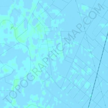 Топографическая карта Rack Fen, высота, рельеф