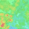 Топографическая карта Ruotsinpyhtää, высота, рельеф
