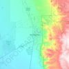 Топографическая карта Alamogordo, высота, рельеф