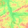 Топографическая карта Sevierville, высота, рельеф