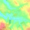 Топографическая карта Захарово, высота, рельеф