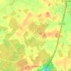 Топографическая карта Bromley Green, высота, рельеф
