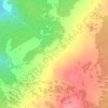 Топографическая карта Шохры, высота, рельеф