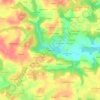 Топографическая карта La Madeleine, высота, рельеф
