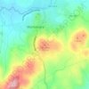 Топографическая карта Corujeira, высота, рельеф