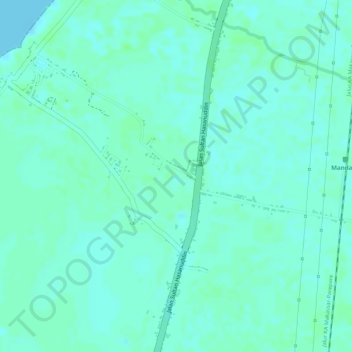 Топографическая карта Segeri, высота, рельеф