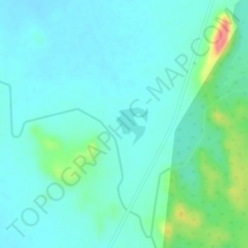 Топографическая карта Deccan Plateau, высота, рельеф