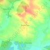 Топографическая карта Волчья Гора, высота, рельеф