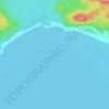 Топографическая карта Goulais Bay, высота, рельеф
