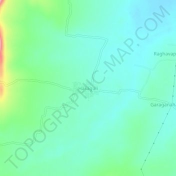 Топографическая карта Hasaguli, высота, рельеф